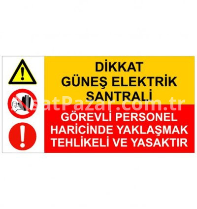 GES Uyarı Levhaları